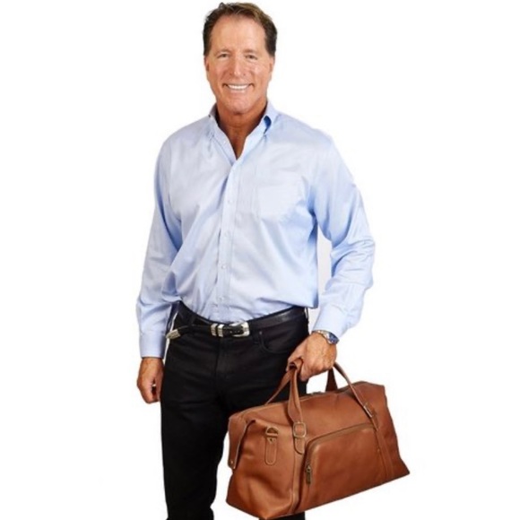 Claire Chase La Grande Duffel Bag Unisex Brown - Picture 11 of 13